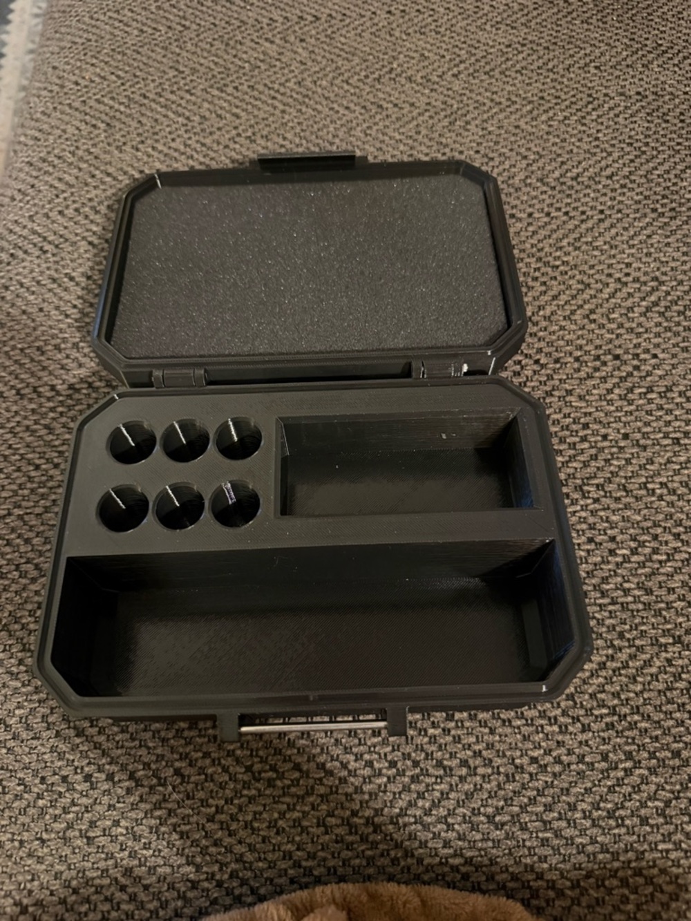 Black Portable Makeup & Accessory Organizer Case